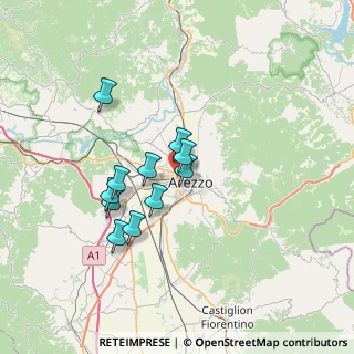 Mappa Via Rita Levi Montalcini, 52100 Arezzo AR, Italia (5.73636)