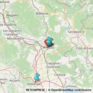 Mappa Via Rita Levi Montalcini, 52100 Arezzo AR, Italia (41.439)