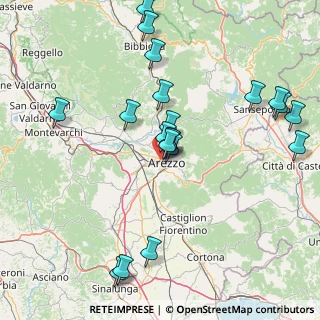 Mappa Via Rita Levi Montalcini, 52100 Arezzo AR, Italia (17.56)