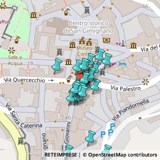 Mappa Via San Giovanni, 53037 San Gimignano SI, Italia (0.01154)
