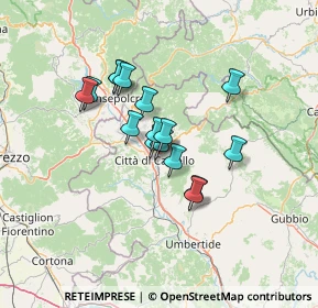 Mappa Piscine Comunali, 06012 Città di Castello PG, Italia (10.10875)