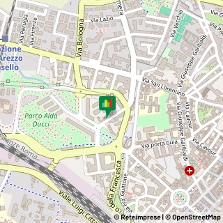 Mappa Via Benedetto Varchi, 74/B, 52100 Arezzo, Arezzo (Toscana)