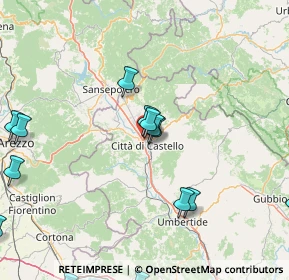 Mappa Via Montecassino, 06012 Città di Castello PG, Italia (21.33286)