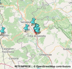 Mappa Via Montecassino, 06012 Città di Castello PG, Italia (15.27083)