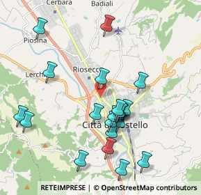 Mappa Via Montecassino, 06012 Città di Castello PG, Italia (2.0715)