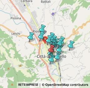 Mappa Via Montecassino, 06012 Città di Castello PG, Italia (1.10944)