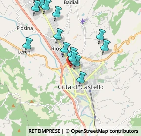 Mappa Via Montecassino, 06012 Città di Castello PG, Italia (2.04214)