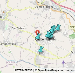 Mappa Via Podgora, 60022 Castelfidardo AN, Italia (1.37455)