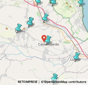 Mappa Via Podgora, 60022 Castelfidardo AN, Italia (5.80167)