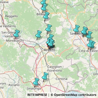 Mappa Via Monte Falterona, 52100 Arezzo AR, Italia (17.28)