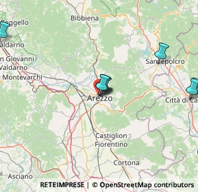 Mappa Via Monte Falterona, 52100 Arezzo AR, Italia (33.38875)