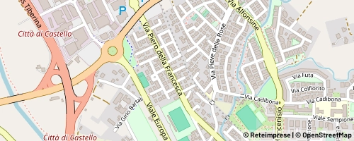 Mappa Città di Castello