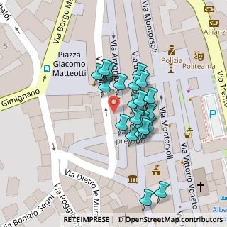 Mappa Via Maestra, 53036 Poggibonsi SI, Italia (0.00769)