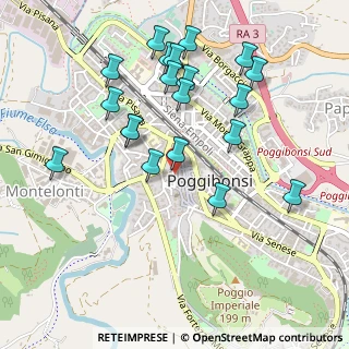 Mappa Via Sandro Pertini, 53036 Poggibonsi SI, Italia (0.5255)