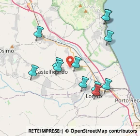 Mappa Piazza Silvio Pellico, 60022 Castelfidardo AN, Italia (4.01833)