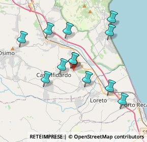 Mappa Piazza Silvio Pellico, 60022 Castelfidardo AN, Italia (3.77833)