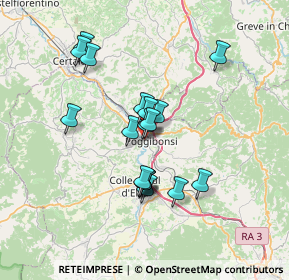 Mappa Via Elsa, 53036 Poggibonsi SI, Italia (6.04333)