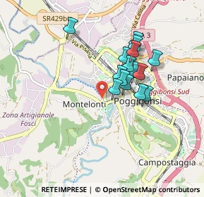 Mappa Via Elsa, 53036 Poggibonsi SI, Italia (0.72667)