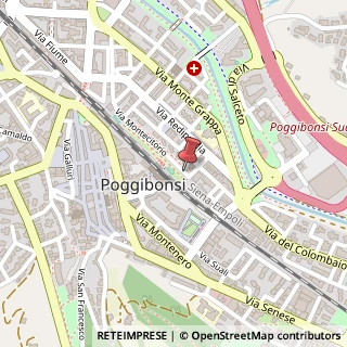 Mappa Via Montecitorio, 5, 53036 Poggibonsi, Siena (Toscana)