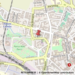 Mappa Via Monte Cervino, 8, 52100 Arezzo, Arezzo (Toscana)