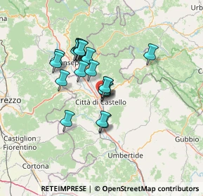 Mappa Via Futa, 06012 Città di Castello PG, Italia (10.9095)