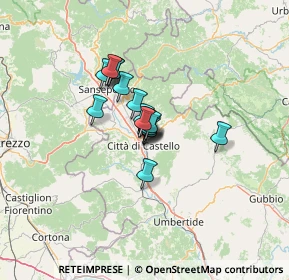 Mappa Via Futa, 06012 Città di Castello PG, Italia (7.07412)
