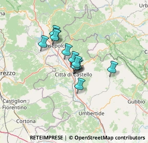 Mappa Via Futa, 06012 Città di Castello PG, Italia (8.40667)