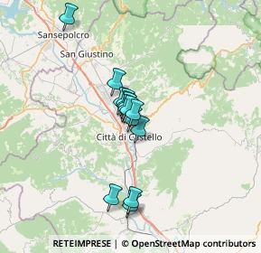 Mappa Via Futa, 06012 Città di Castello PG, Italia (4.515)