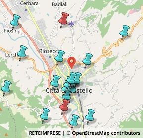 Mappa Via Futa, 06012 Città di Castello PG, Italia (2.178)