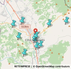 Mappa Via Futa, 06012 Città di Castello PG, Italia (3.74273)