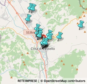 Mappa Via Futa, 06012 Città di Castello PG, Italia (2.22)