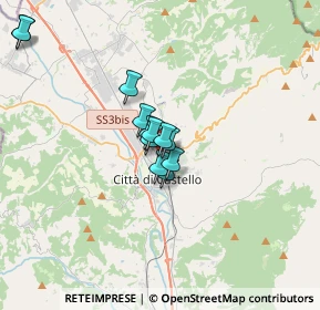 Mappa Via Futa, 06012 Città di Castello PG, Italia (2.455)
