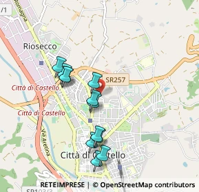 Mappa Via Futa, 06012 Città di Castello PG, Italia (0.87583)