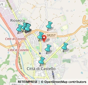 Mappa Via Futa, 06012 Città di Castello PG, Italia (0.86455)