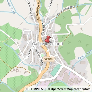 Mappa Via Bettino Ricasoli,  41, 53013 Gaiole in Chianti, Siena (Toscana)