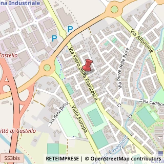 Mappa Via Coventry, 2, 06012 Città di Castello PG, Italia, 06012 Città di Castello, Perugia (Umbria)