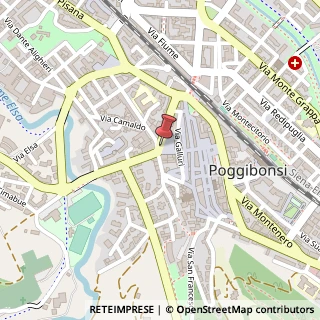 Mappa Via borgo marturi 18, 53036 Poggibonsi, Siena (Toscana)