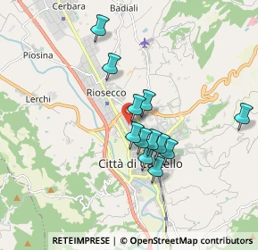 Mappa Via Filippo Titi, 06012 Città di Castello PG, Italia (1.48167)