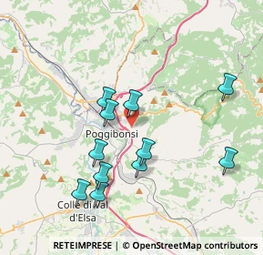 Mappa Strada Comunale delle Piaggiole, 53036 Poggibonsi SI, Italia (3.73273)