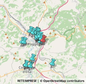 Mappa Strada Comunale delle Piaggiole, 53036 Poggibonsi SI, Italia (2.712)