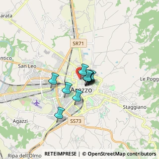 Mappa Via S. Lorentino, 52100 Arezzo AR, Italia (0.94182)