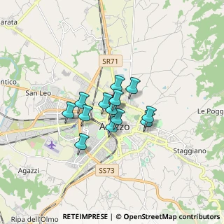 Mappa Via S. Lorentino, 52100 Arezzo AR, Italia (1.06077)