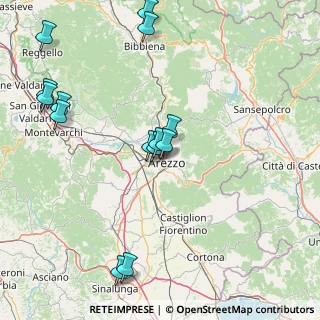 Mappa Viale dei Carabinieri, 52100 Arezzo AR, Italia (18.91714)