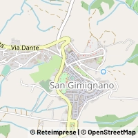 Mapa San Gimignano