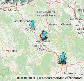 Mappa Via Gorizia, 53036 Poggibonsi SI, Italia (20.28143)