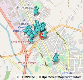 Mappa Via Guernica, 06012 Città di Castello PG, Italia (0.316)