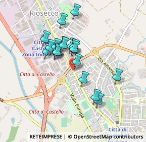 Mappa Via P. Della Francesca, 06012 Città di Castello PG, Italia (0.367)