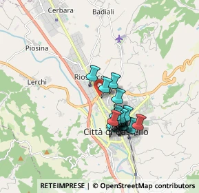 Mappa Via P. Della Francesca, 06012 Città di Castello PG, Italia (1.4225)