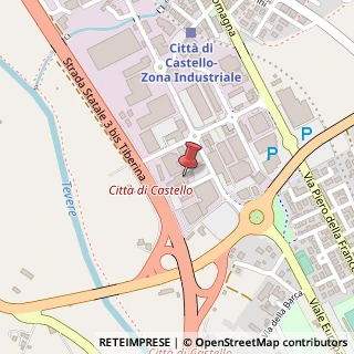 Mappa Via Rodolfo Morandi, 14, 06012 Città di Castello, Perugia (Umbria)