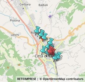 Mappa Via dei Pioppi, 06012 Città di Castello PG, Italia (1.24533)